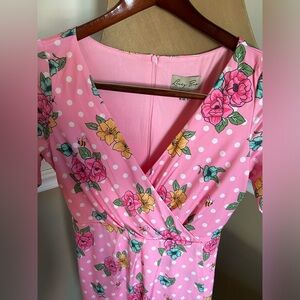 Lindy Bop polka dot dress